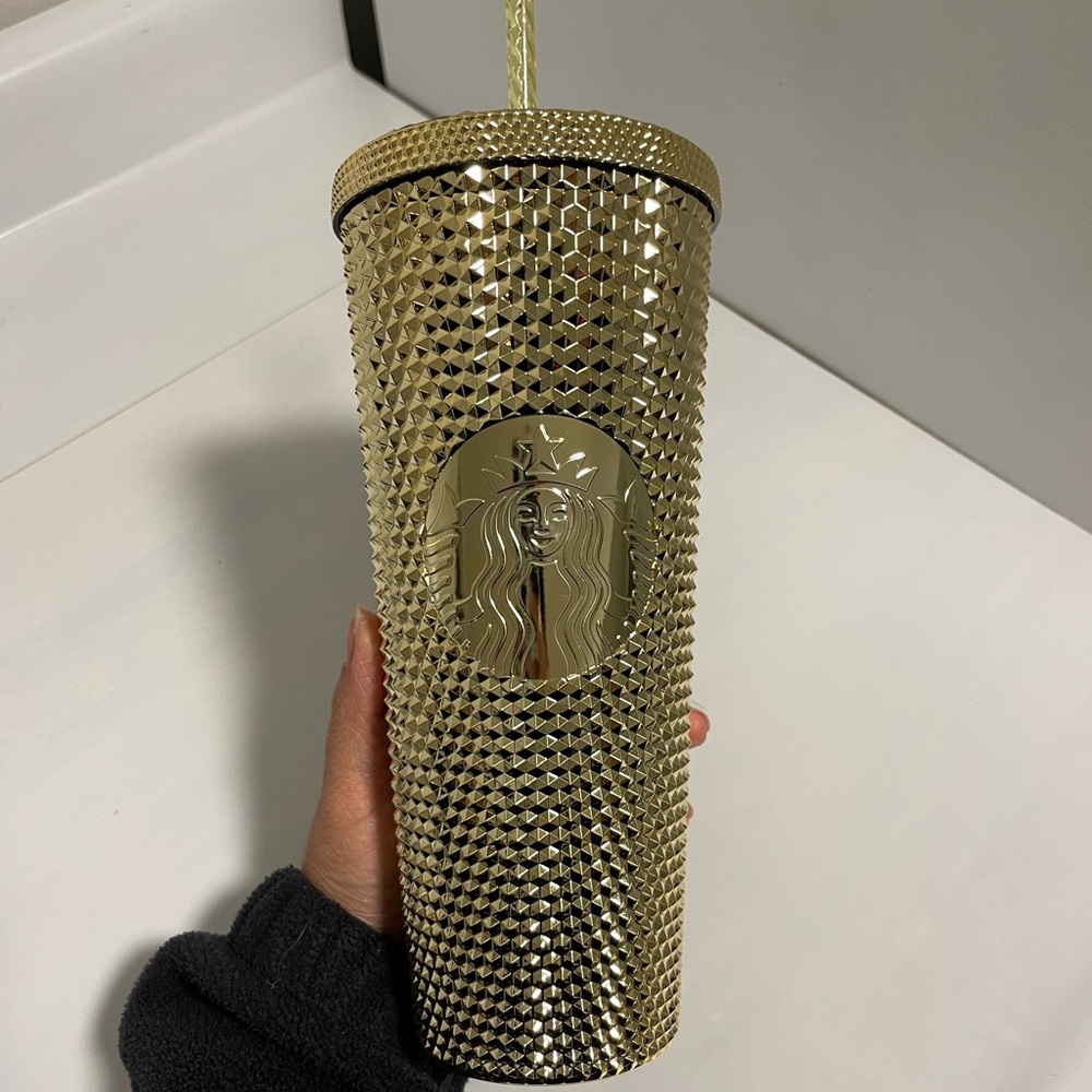 Starbucks Gold Metallic Cup